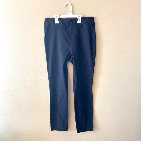 Camber & Grace by RW&Co Solid High Rise City Legging Pant Size Medium Navy Blue - Picture 4 of 10